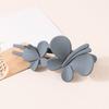 Women Solid Color Strong Grip Hair Clip Exquisite Anti-slip Butterflies Decor Elegant Hairpin Hair Accessories