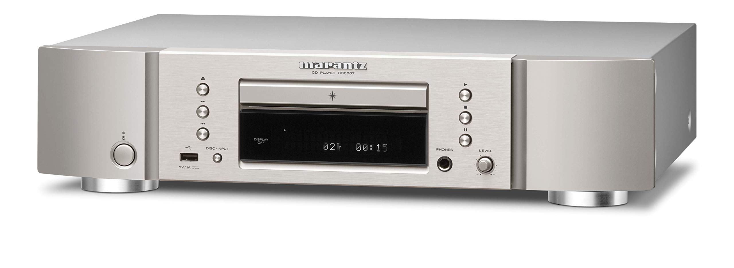 

Marantz CD6007 CD-програвач з HDAM, повністю дискретним аналоговим вихідним ланцюгом, сріблясто-золотий, CD6007FN