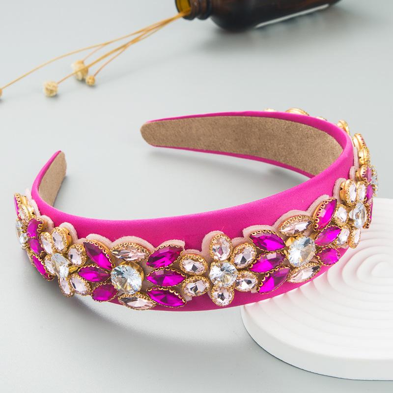 Bentiță de păr pentru femei Retro Baroc Bandă de culoare strălucitoare Grotte Mici Parfumate