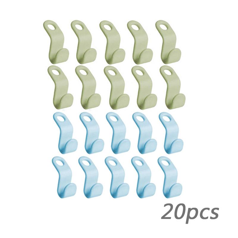 Clothes Hanger For Closet Connector Hooks Cascading Plastic Wardrobe Organizer Rack Holder Space Saving Home Organization