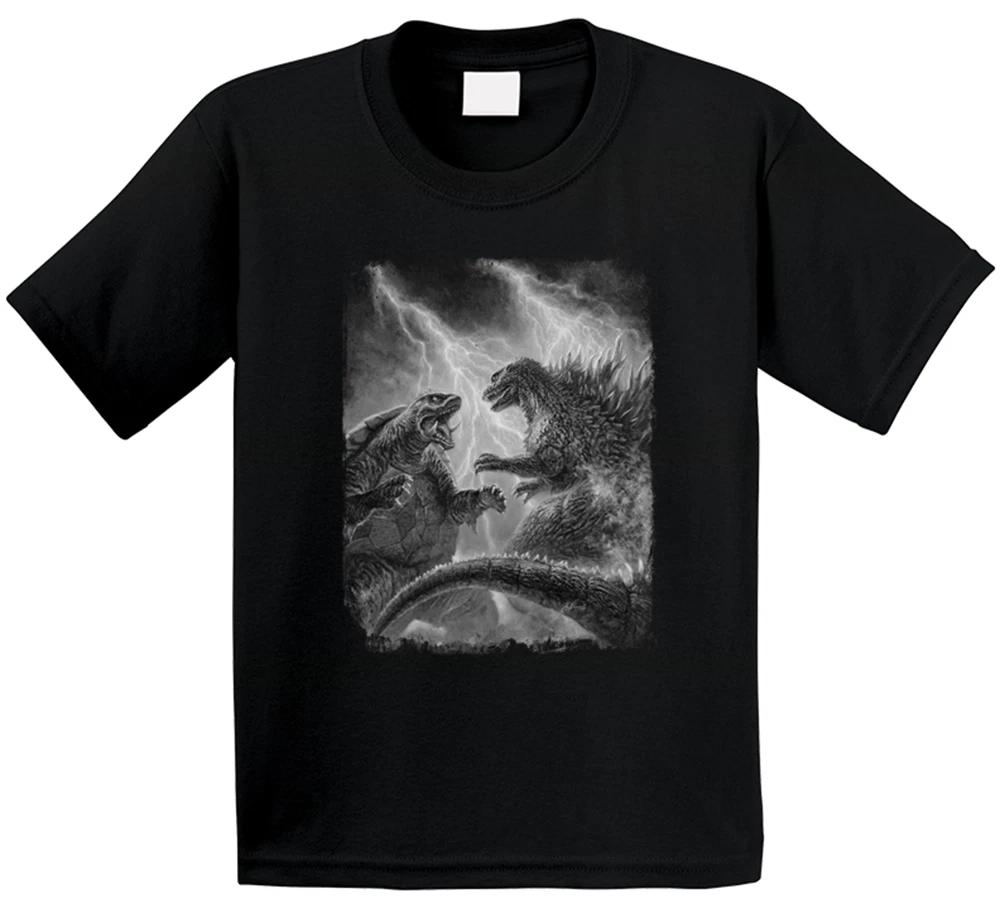 

Gamera fight Godzilla, Giant Monster Cartoon Love Funny T Shirt Tee Gift New 2XL