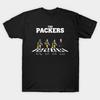 Men Black Print T-shirt The Packers Abbey Road Signature Trend - Youbmr #175 #Amine0099 No-Cut Transfer Paper Print Cotton Tshirt