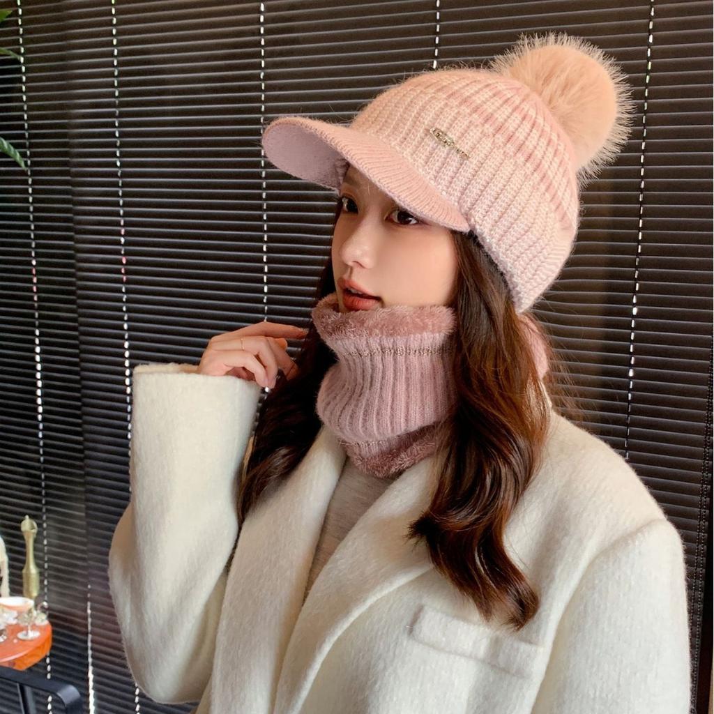 Fashion Cycling Cold Hat Knitted Wool Hat Cap Autumn and Winter Outdoor Thickened Warm Ear Protector