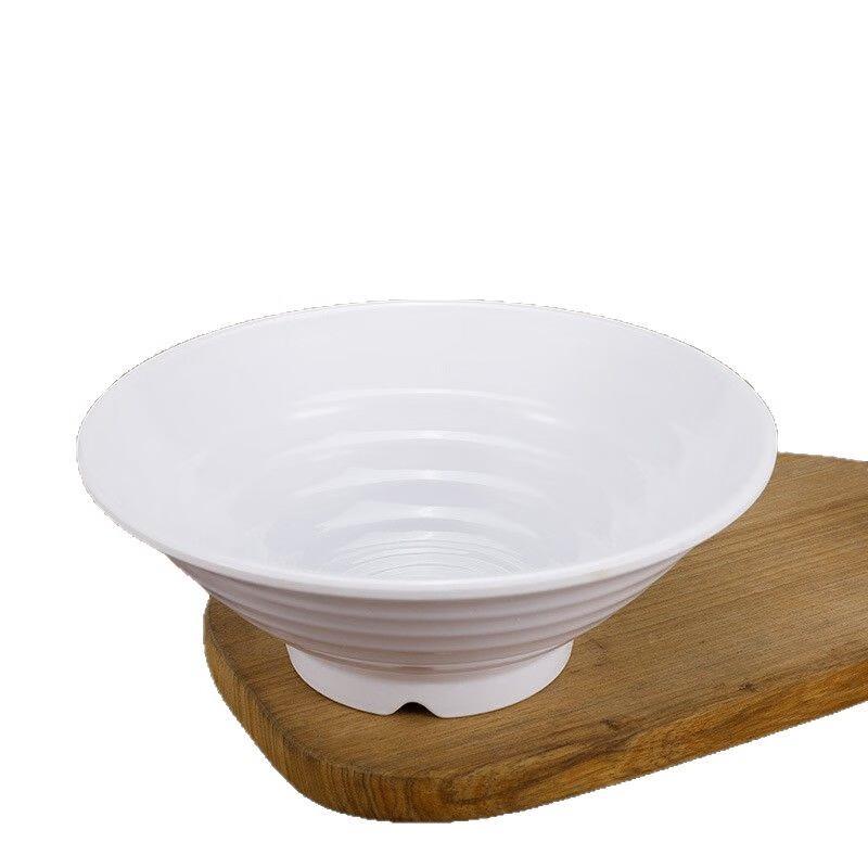 777 Melamine Ribbed Noodle/Soup Bowls