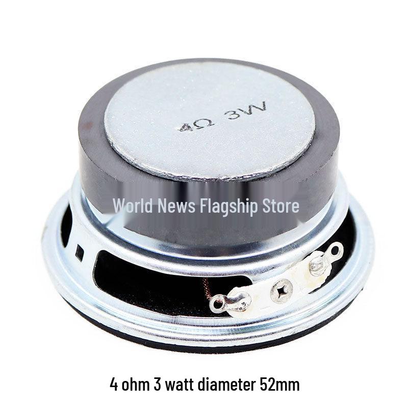 2-дюймовый (52 мм) полнодиапазонный круглый динамик, подвес из ПУ, 4 Ом, 3 Вт.