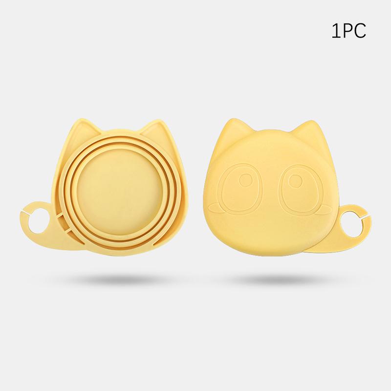 Multifunctional Pet Canned Spoon Can Opener Puppy Feeding Mixing Wet Dry Scoop Reusable Sealing Cover Food Storage Accessory