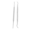 2pcs Ingrown Toenail File Lifter Professional Double Sided Stainless Steel Ingrown Toenail Cleaner Tool