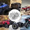 60PCS RC Car Body Clip 17mm   1.0mm Dia Easy Removal Installation   for 1Celsius16 1Celsius18 RC Car Truck