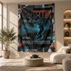 Decorative Tapestry,Led Zeppelin Printed Wall Art, Lightweight Wall Hanging For Bedroom Background