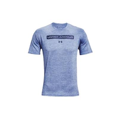 Camiseta Casual de Treino Gola Redonda Masculina Tops Azul 1365216-420