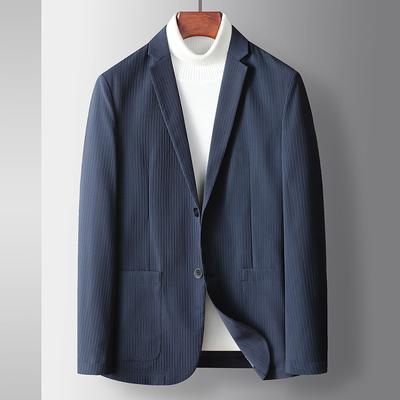 Autumn and Winter Light Luxury Business Single West Middle-aged and Young People Solid Color Micro-elastic Suit Jacket