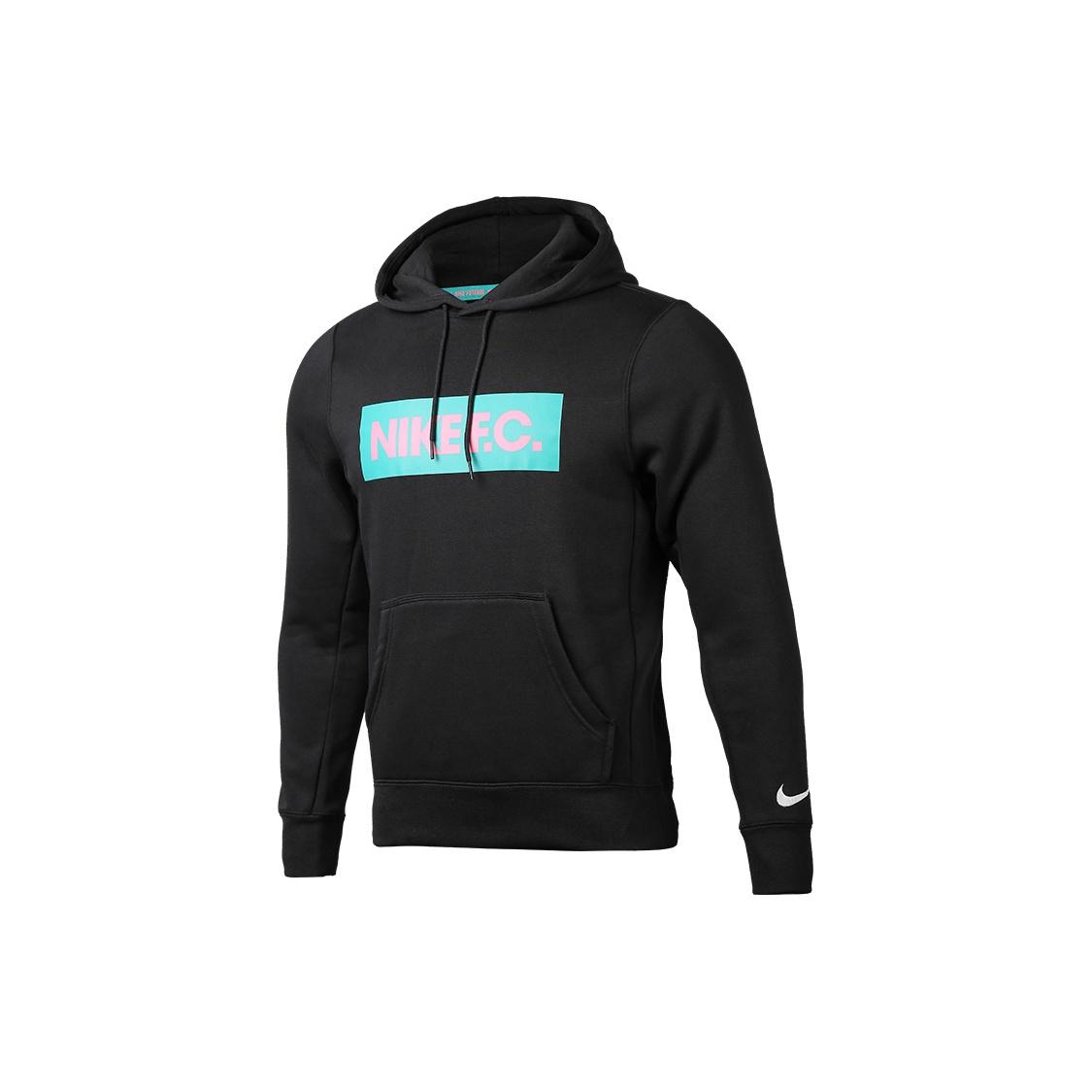 Nike F.C. Football Sweatshirt Fleece Hooded Pullover Men s Black CT2012-011 S