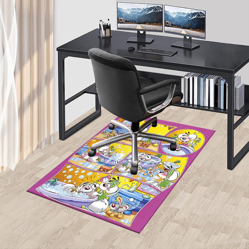 1pc Time Adventure Carpet for Playroom Bedroom Living Room Sofa Home Decor,kids Game Area Rug Non-slip Floor Mat Y72348
