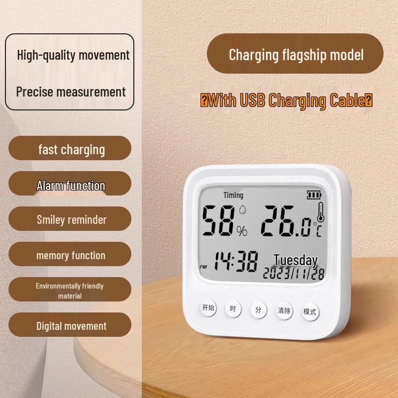 New Style HTC-1 Digital Indoor Thermometer and Hygrometer for Home Use