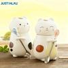 JUSTINLAU Cute Mugs with Lid and Spoon Three-dimensional Cat Coffee Milk Cups Funny Tableware Student Water Bottle Ceramic Mug