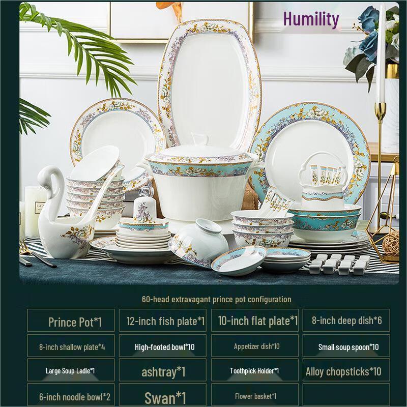 Qianxing Japanese Ceramic Dinnerware Set