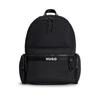 Multi Pocket Backpack Contrast Logo Black  Sp25 
