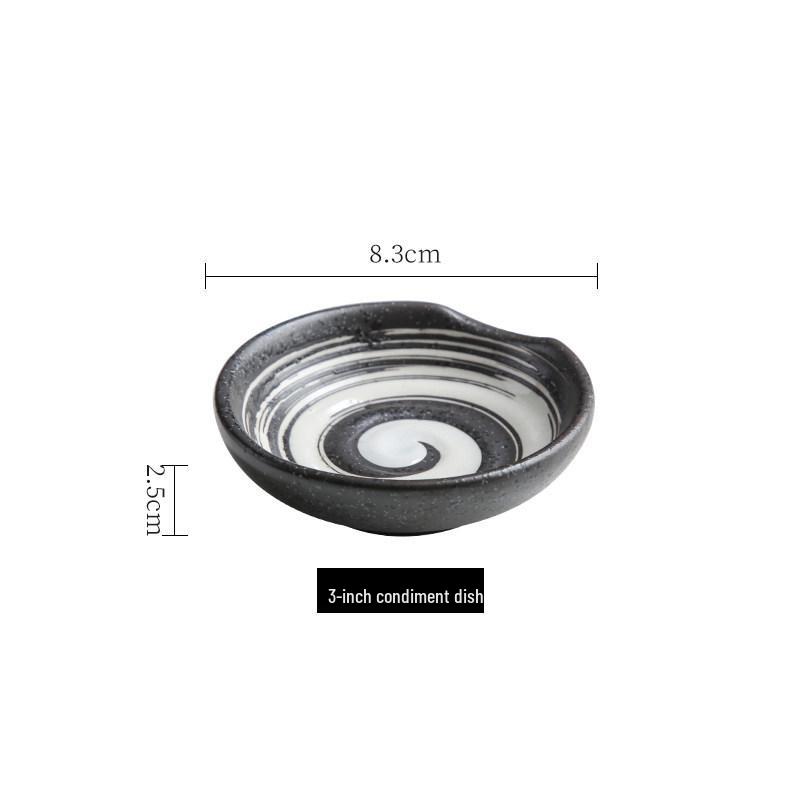 

Japanese Ceramic 3-Inch Condiment Dish for Snacks, Dipping Sauce & Soy Sauce