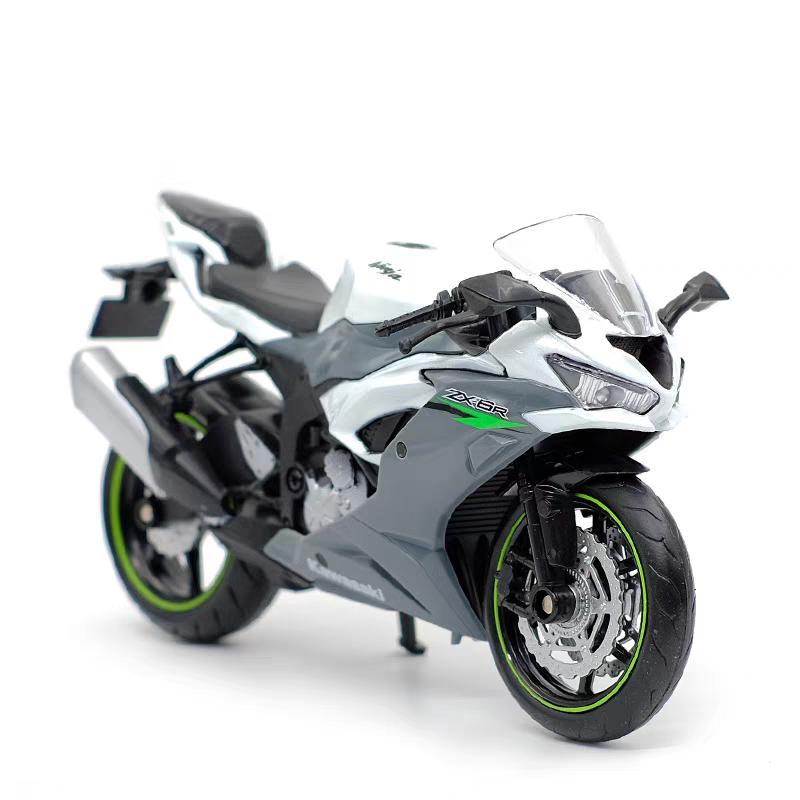 MotoGP Ninja ZX-6R Závodní motocykl Simulace Vynikající Diecast & Hračka Vozidlo RMZ city 1:12 Kovový Sběratelský Model