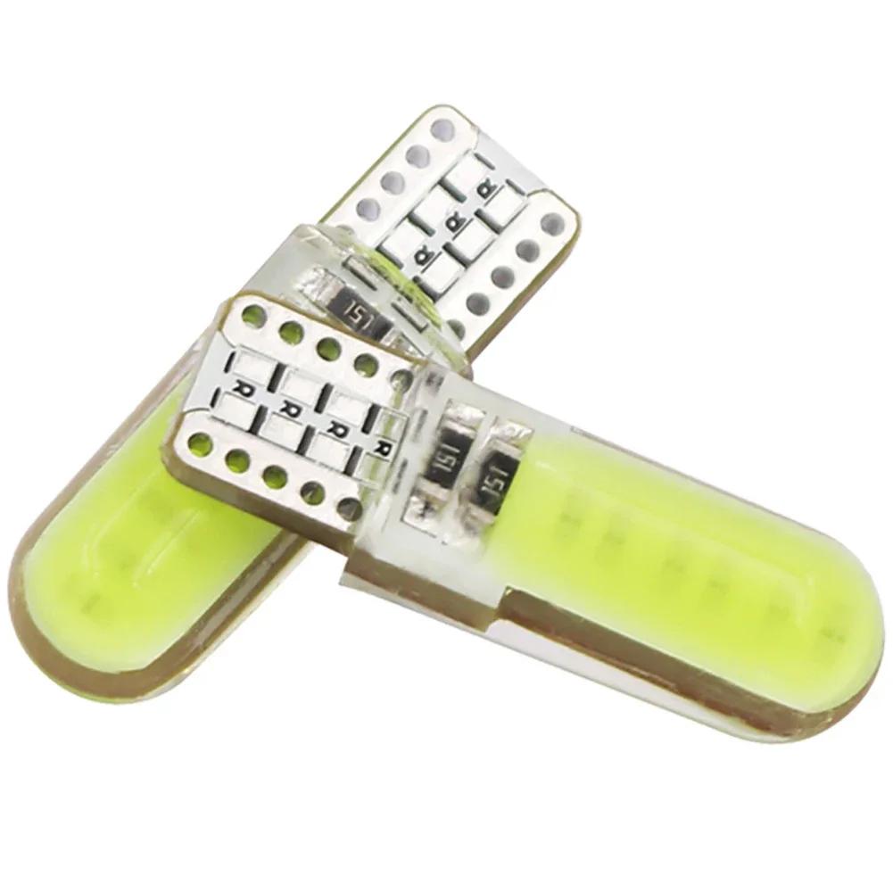 2PCS W5W T10 Led Bulbs Canbus 168 194 12pcs 2835 Chips Car Interior Dome Reading License Plate Light Signal Lamp 6000K 12V