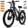Rower Elektryczny Hedatx 27.5" Silnik 500Wx2 Rower Elektryczny dla Dorosłych 48V 19.2AH Pełne Zawieszenie Prędkość Maksymalna 45Km/h Hamulec Hydrauliczny TX29