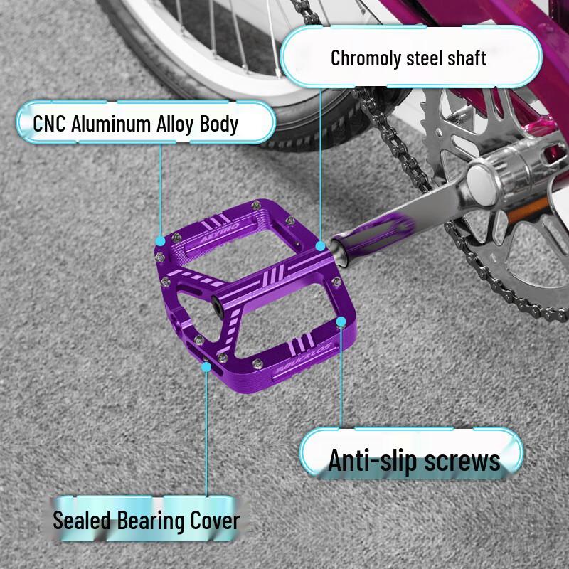GEETHA CNC Aluminum Mountain Bike Pedals