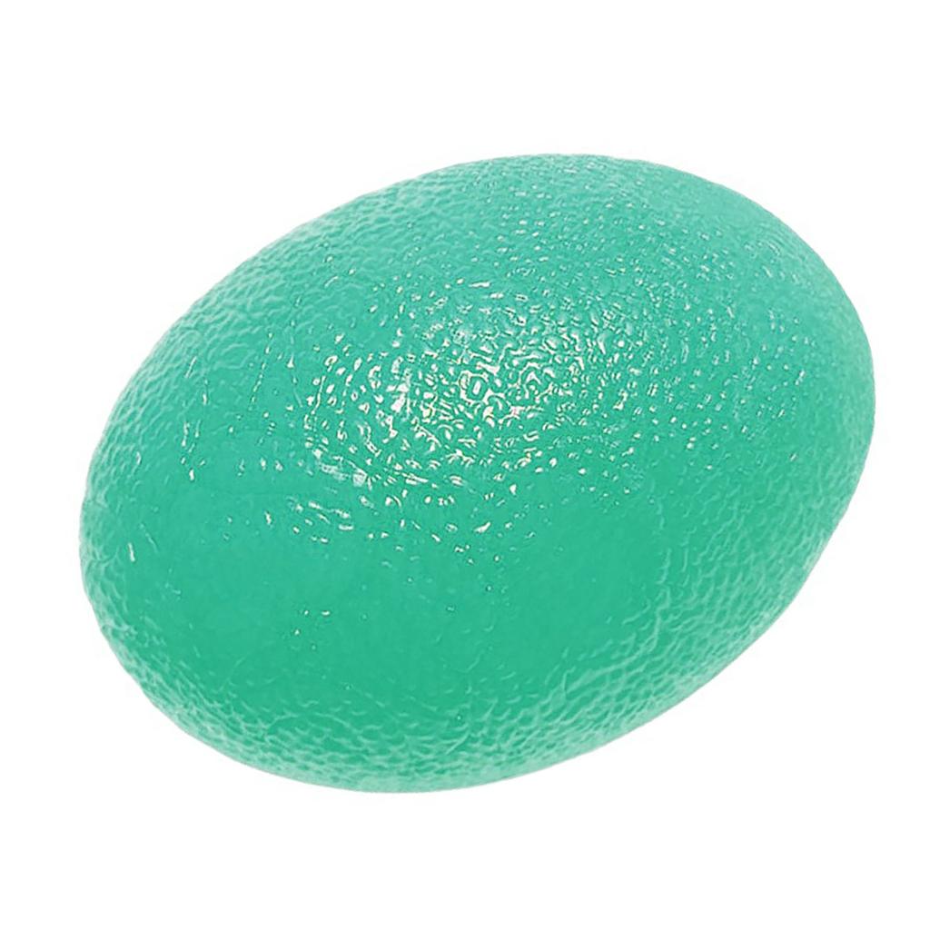 Hand Grip Strengthener Ball Silicone Finger Exerciser Strengthening Squeezer Ball for Stress Tension Relief Green