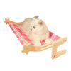 Cat Hammock Window Perch Adjustable Cat Bed with Wood Frame No Drilling Pet Hammock for Bedside Windowsill Indoor Cats