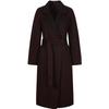 JZ Anacout Women's Wool Double-Faced Long Coat with Button Detail