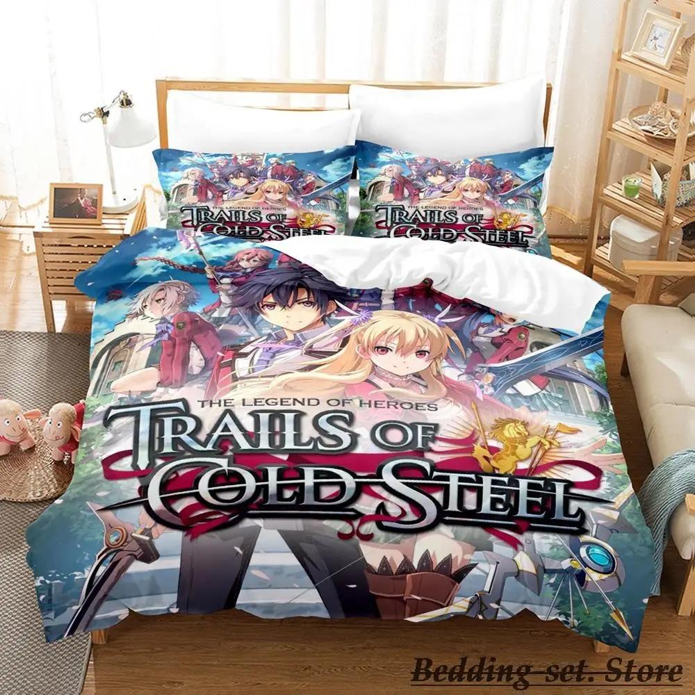 The Legend of Heroes Bedding Set Single Twin Full Queen King Size Bed Set Adult Kid Bedroom Duvetcover Sets Anime parure de lit