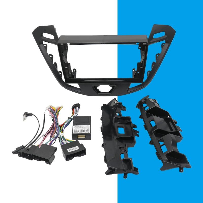 For FORD Transit Tourneo 2017 Car Android Radio Frame Fascia Stereo Panel Harness Wire Canbus Box Dashboard Mount Kit