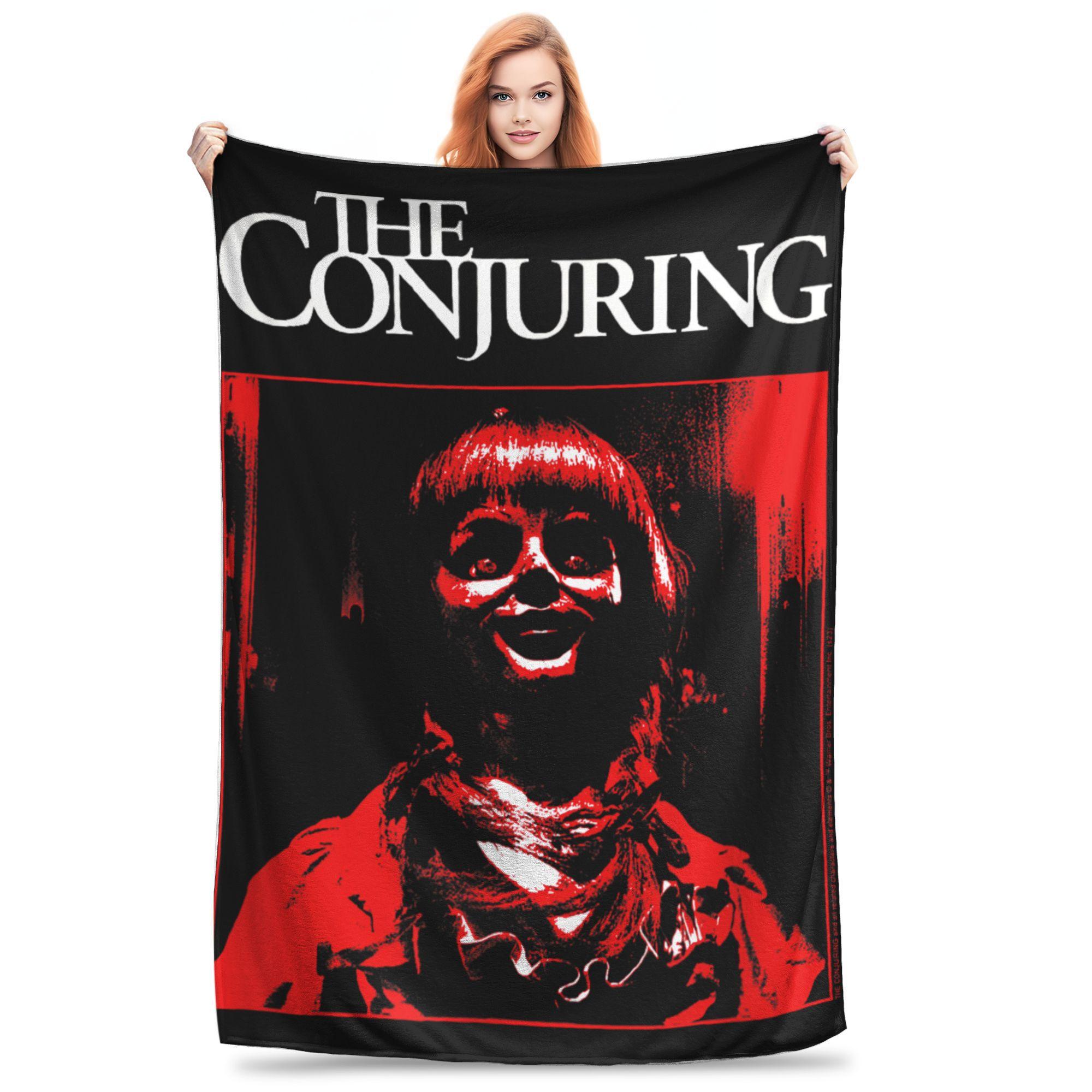 Заклятие Красная Аннабель Фото Теплое Одеяло Девочки Мальчики Плед Модный Диван Кровать Фланелевое Покрывало Покрывало для Дивана-кровати 30x40in