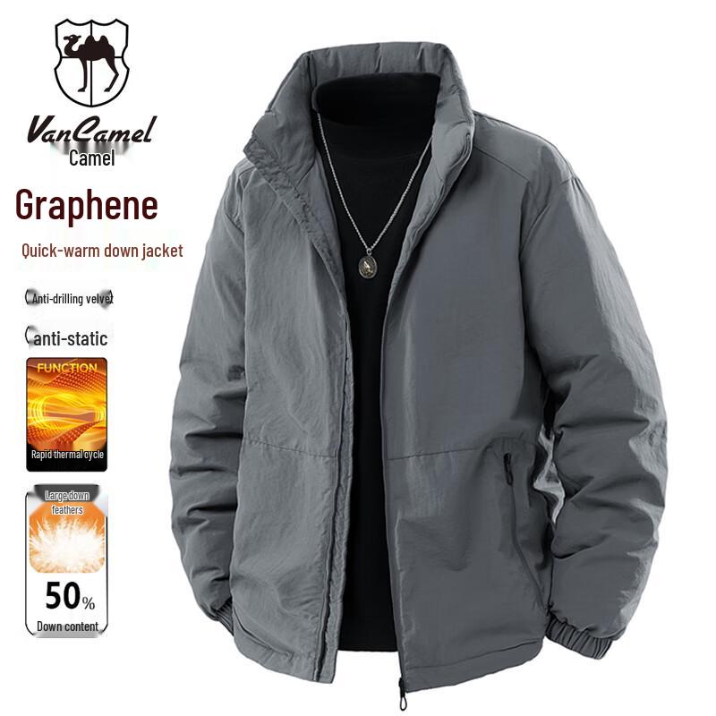 

VANCAMEL Men s Casual Thickened Warm Down Jacket 2XL
