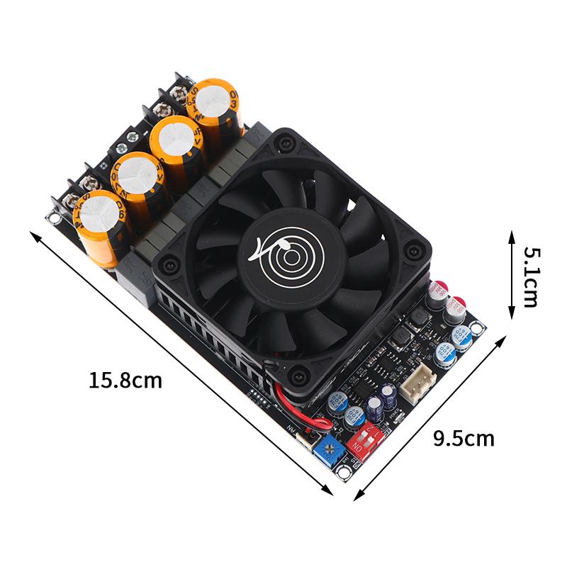 

300W+300W Stereo Audio Amplifier Module - DC18-50V Pure Power TPA3255 Amplifier Chip High-Power Amplifier Board