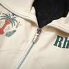 American High Street RH Retro Patchwork Coconut Tree Logo Zipper Jacket for Men & Women