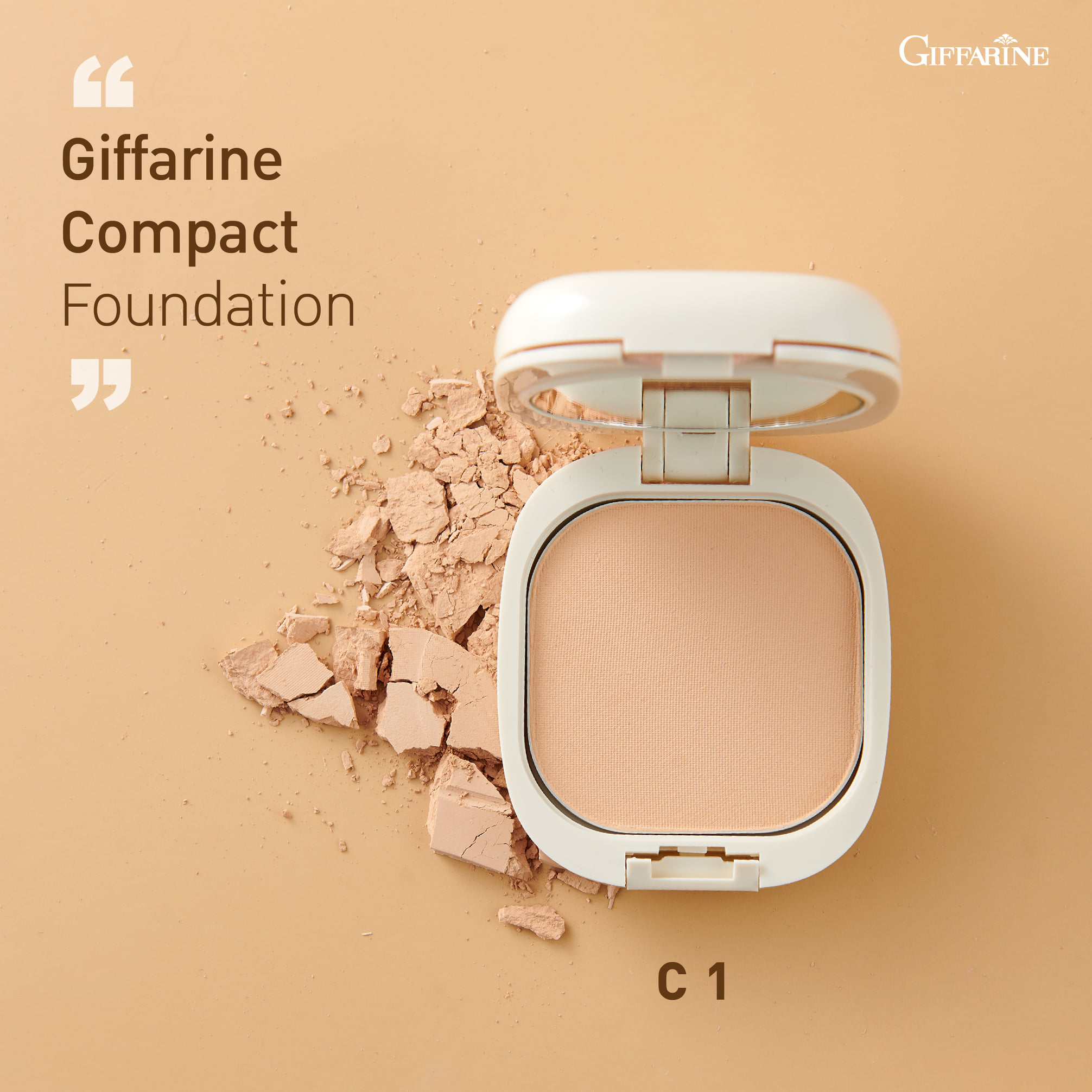 Giffarine Compact Foundation 14 г 12401-12404 - Тайский C1