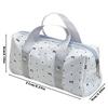 Portable Blue Polka Dot Pencil Case Multi-functional Bow Pattern Stationery Bag Large-capacity Stationery Pouch Students Gift