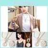Elegant Long Princess Necklace For Women With Coin Pendant And Stylish Charm For Fashion Lovers