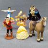 6 Peças/Conjunto 6-10cm Disney A Bela e o Monstro Desenho Animado Modelo GK Boneca Decorativa Coleção Estátua Moda Brinquedos Adoráveis Presente para Crianças