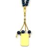 Islamic Muslim Car Pendant for Women Men Stainless Steel Gold Color Arabic Letter Quran Tiger Eye Stones Prayer Chain Jewelry