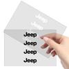 4Pcs Car Door Handle Stickers Tire Rear View Mirror Decals for Jeep Renegade Compass Grand Cherokee Wrangler Jk Gladiator