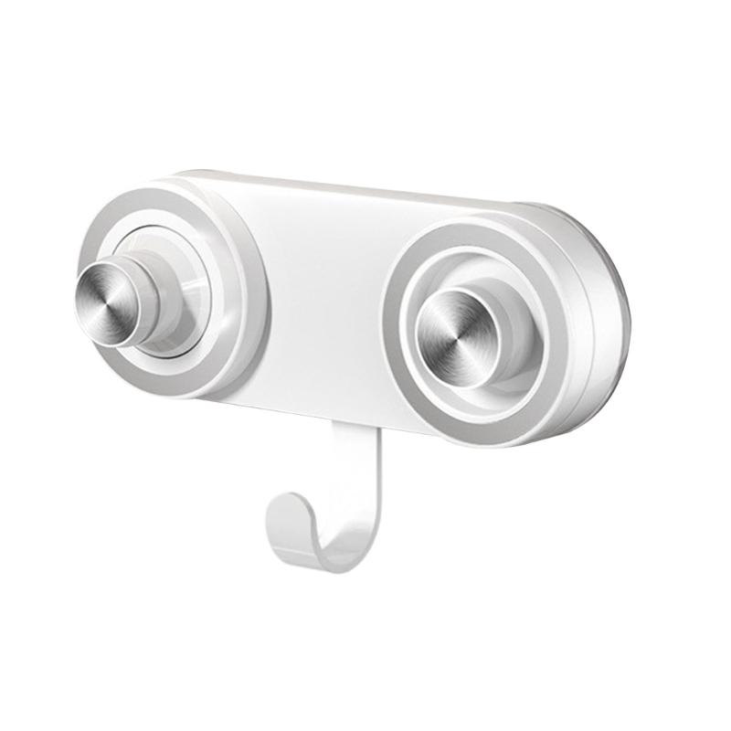 

Magnetic Hair Dryer Holder with Hook No Drilling Required for Easy Wall Mounting Suction Cup Hair Drier Organiser белый
