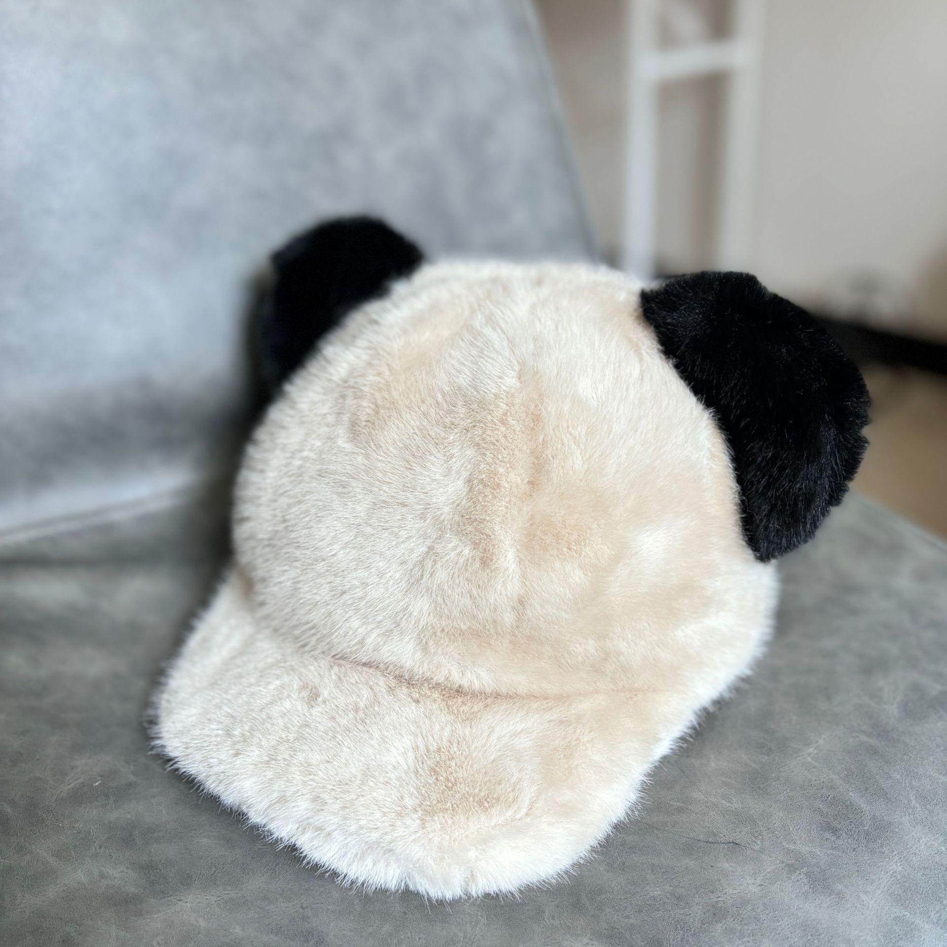 

Осенью и зимой можно защитить уши от холода и тепла, плюшевая бейсболка, защитная шапка для ушей, симпатичная плюшевая утолщенная шапка из искусственной шерсти для женщин M（56-58cm） бежевый