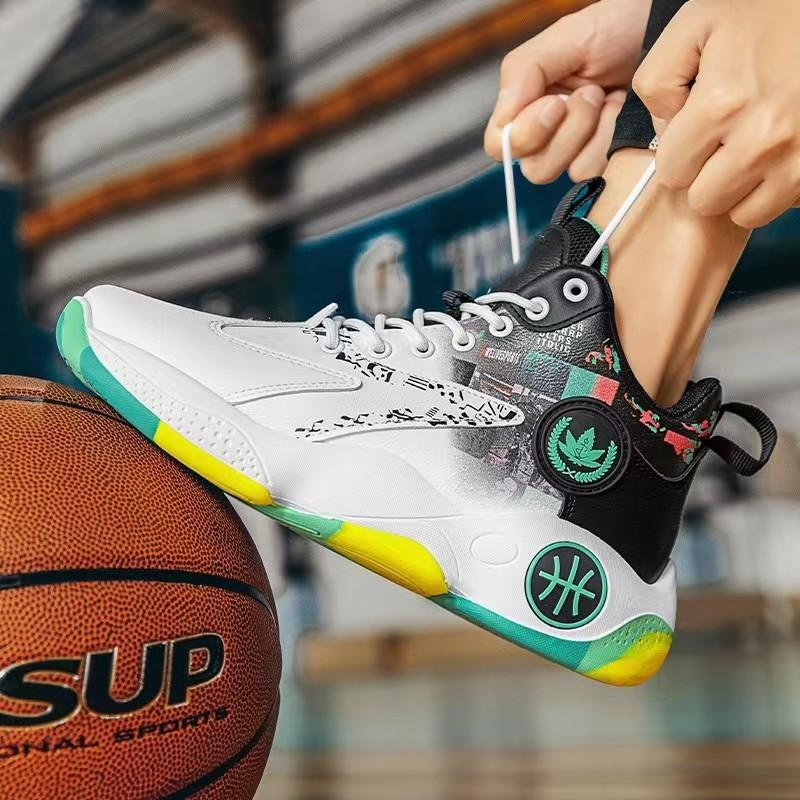 Sports and Leisure Shoes Men's High-top Basketball Shoes Men's Fashion Men's Shoes New Four Seasons Dad Trendy Shoes Men's