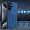 Samsung Galaxy S26/S26 Plus/S26 Ultra Nappa Leather Case with Magnetic and Full Coverage Drop Protection