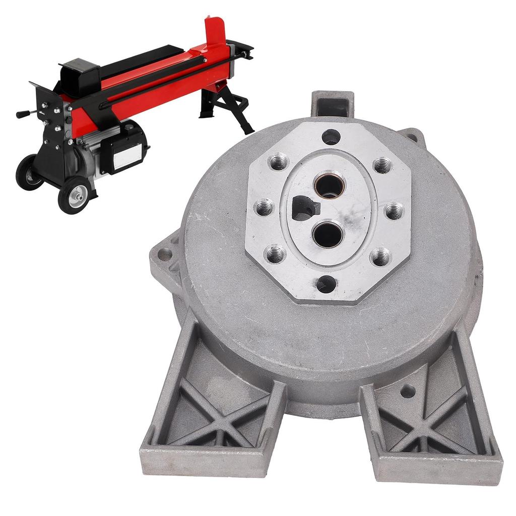 Log Splitter Pump Casting Housing Replacement Aluminum Alloy for Horizontal Hydraulic Electric Wood Splitter Machined Seats with Sealing Ci