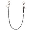 Wallet Chain 70cm Trendy Fashion for Women Girls Streetwear Fans Skaters Black Leather