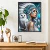 Fantasy Woman And Owl DIY Diamond Painting New 2024 Cross Stitch Mosaic Diamond Embroidery Sale For Home Decor Gift J3976