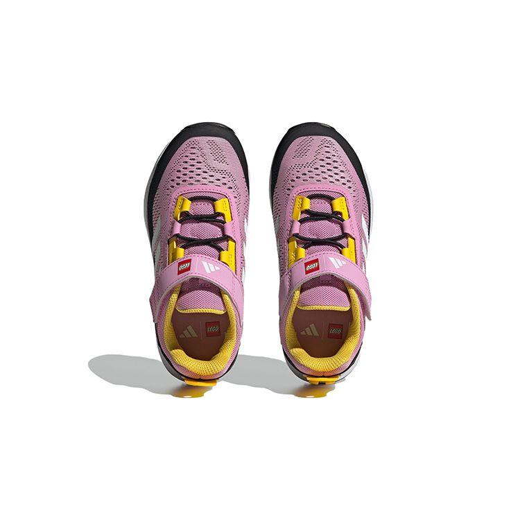 Adidas Lego X  Terrex Agravic Flow Durable Low Top Kids Running Shoes Kids Running Shoes Black Pink IE4972