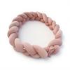 Braided Velvet Cot Bumper 180cm (powder Pink)